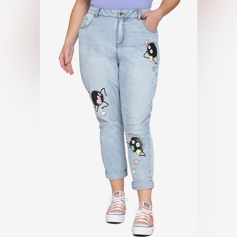 Her Universe Ghibli Soot Sprite Plus sized 18 jeans spirited away totoro